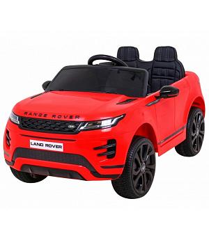 Evoque 12v para niños de hasta 5 años, RC, rojo, ruedas goma, asiento cuero  INDA512-RA-RRE99